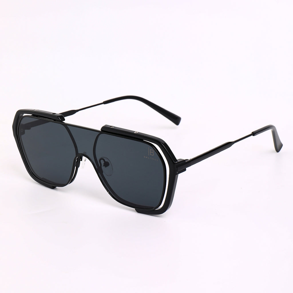 BALONGE Apex Noir - Signature Shield Sunglasses