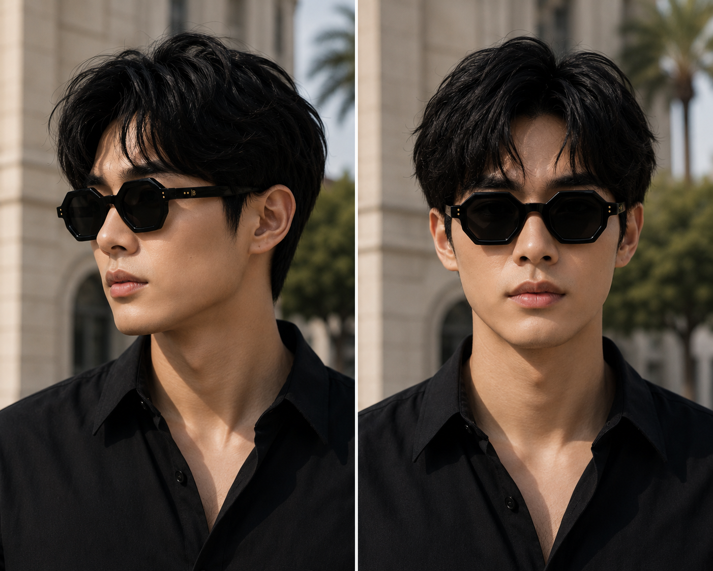BALONGE ÉCLAT NOIR - Architectural Luxury Sunglasses