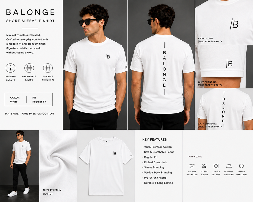 BALONGE Short Sleeve Tshirt