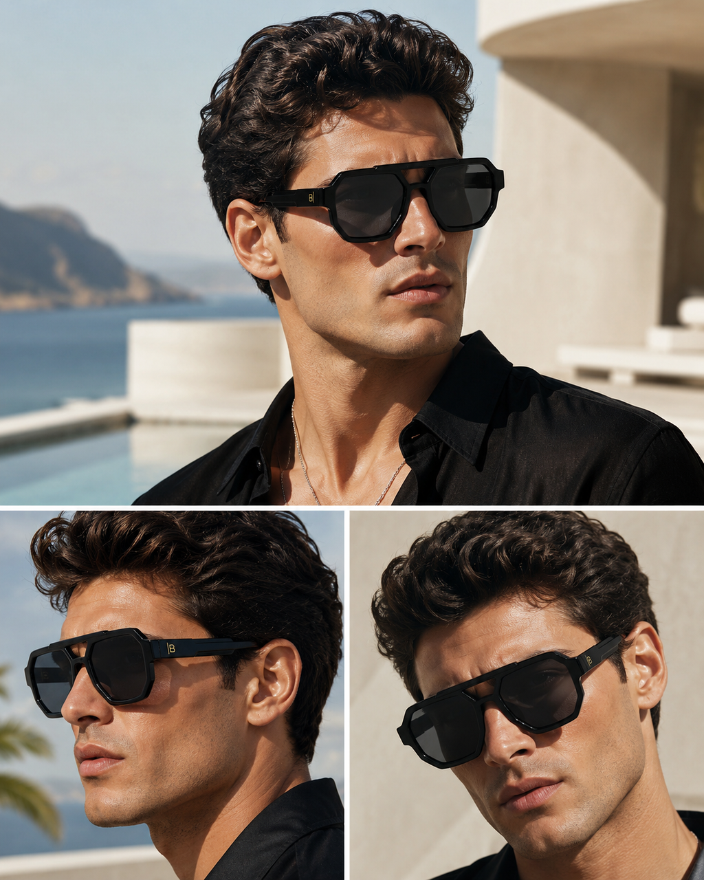 BALONGE Signature Geometric Sunglasses