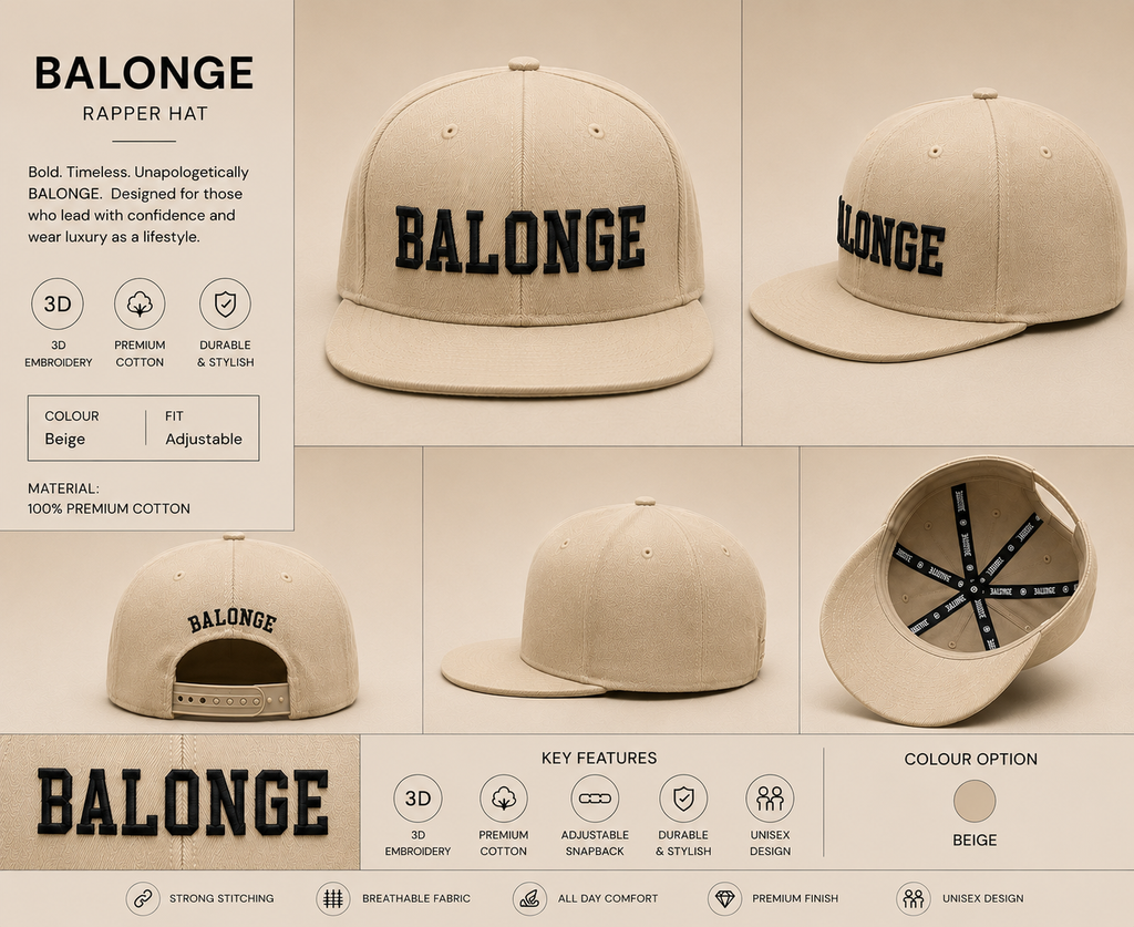 BALONGE Bold Rapper Hat
