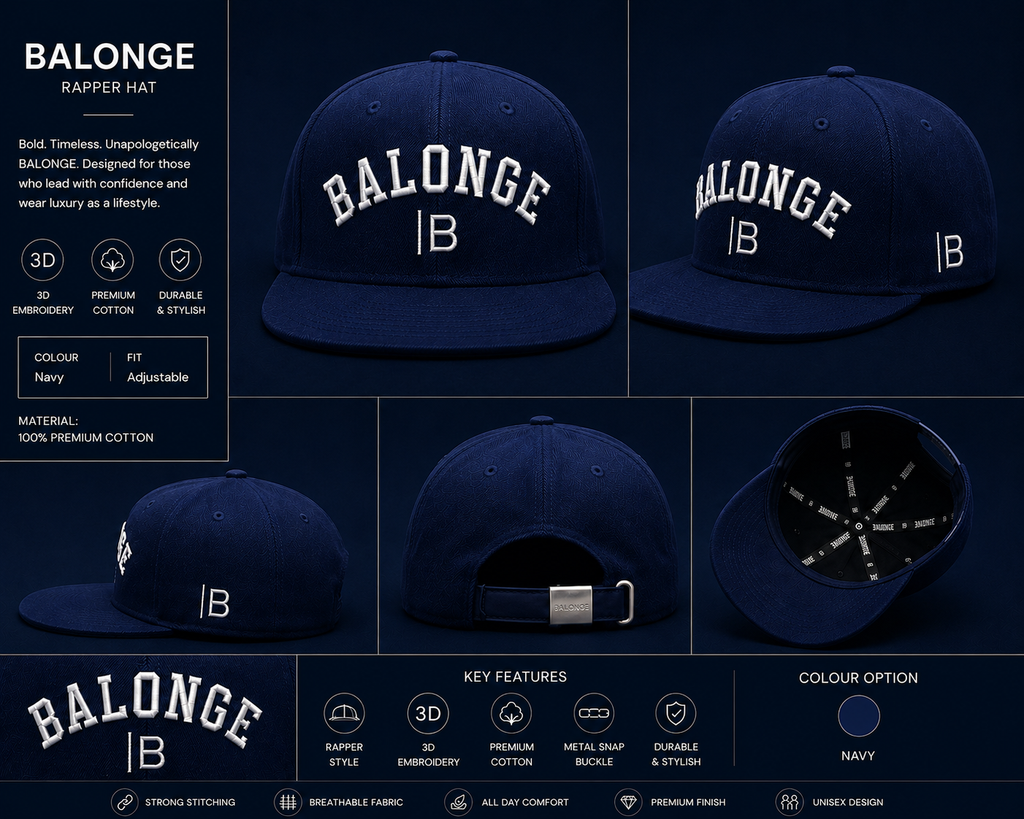 BALONGE Premium Rapper Hat